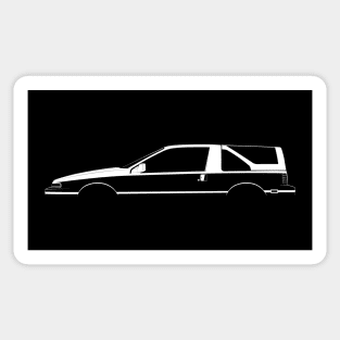 Nissan EXA Sportbak (N13) Silhouette Sticker